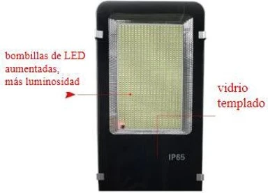 cabezas de farolas solares led