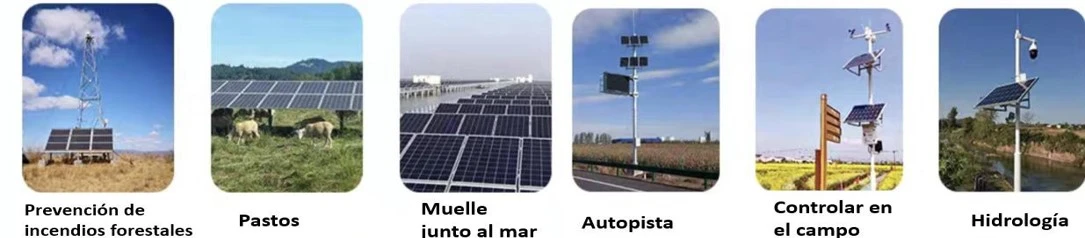 ejemplos de paneles solares