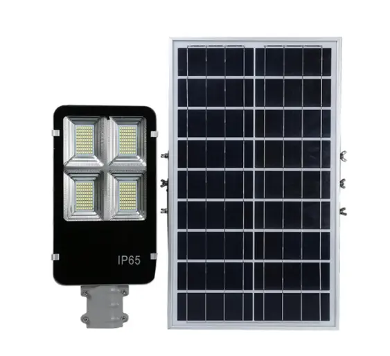 foco led exterior solar